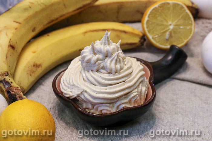 Photo of Сливочный заварной банановый крем «Бананы в карамели» . Рецепт с фото