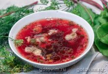 Photo of Ботвинник с мясом (суп с говядиной и свекольной ботвой). Рецепт с фото