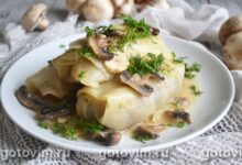 Photo of Голубцы с картофелем и грибами. Рецепт с фото